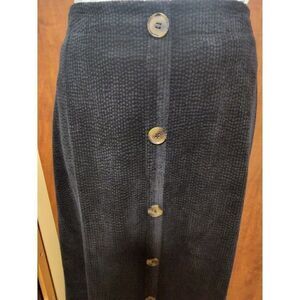 Wear& Flair New York Women’s High Waist Button Front A- Line Corduroy Skirts S